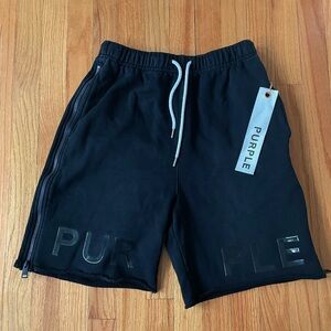Purple Brand Cotton Logo Shorts
